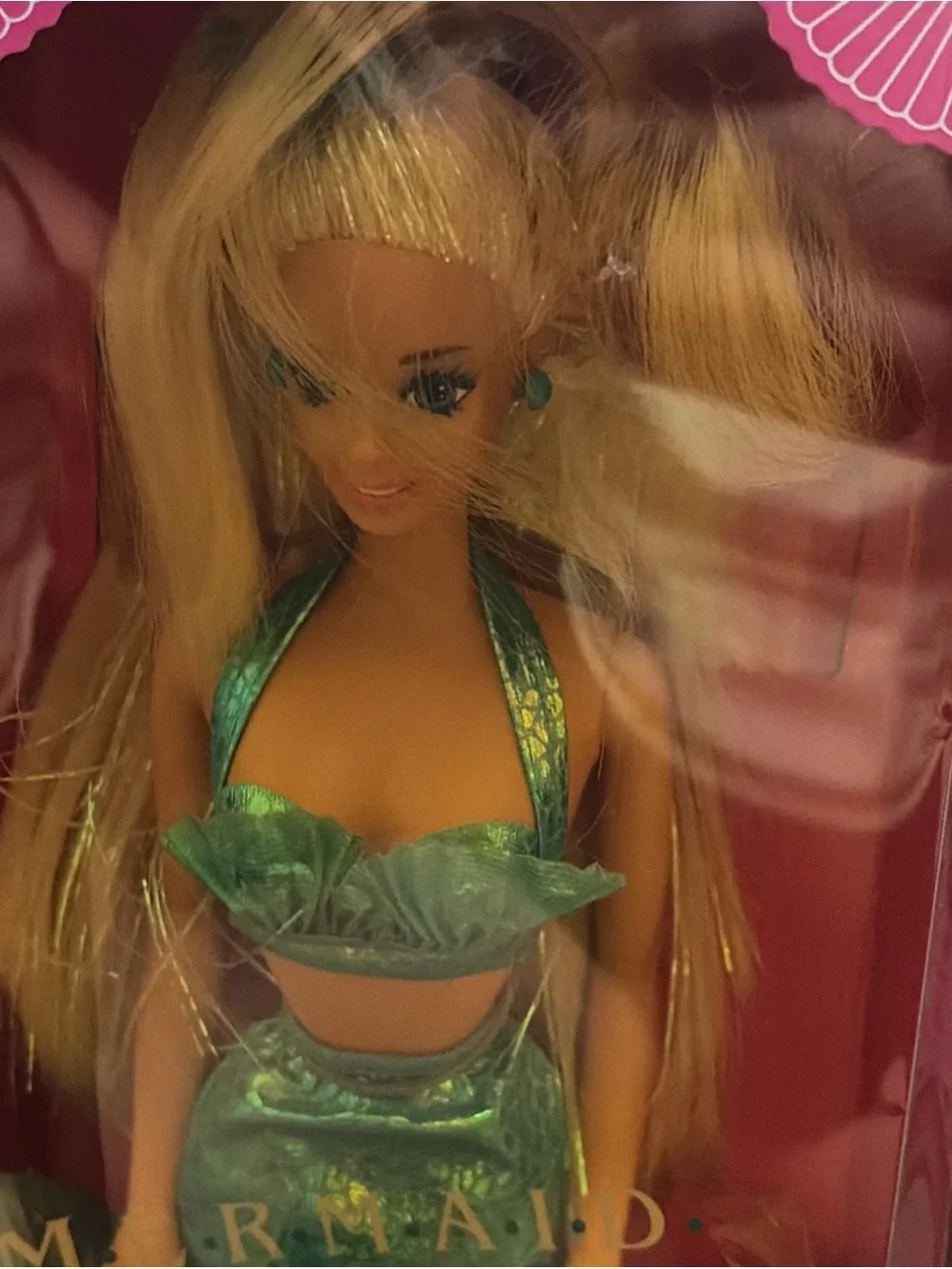 Barbie Mermaid First Edition Mattel Vintage 90's #1434 Changing Color Hair